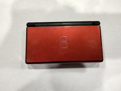 Nintendo DS Lite Crimson Handheld System - Red/Black and Gamestop charger