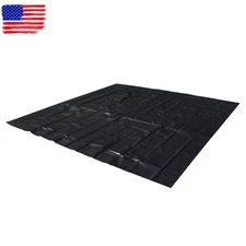 13x13FT Black Waterproof HDPE Reinforced Flexible Pond Liner For Waterfall