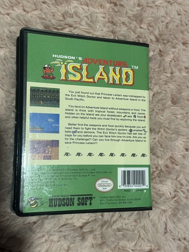 Adventure Island SOLO CUSTODIA Nintendo NES Box QUALSIASI 4+ SCONTO 20% QUALITÀ A+ - Foto 2 di 5
