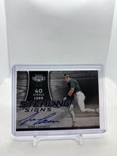 2024 Leaf Lumber Jose Canseco Auto /9 Stealing Signs Athletics #STS-JC1