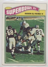 Click to enlarge Super Bowl XI