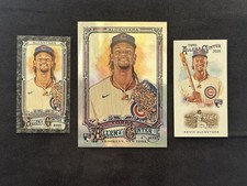 Three 2025 Allen & Ginter Kevin Alcantara Chrome, Black Border Mini, 1889 Mini.