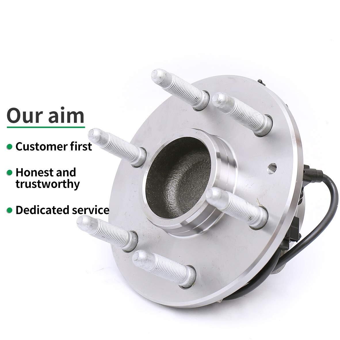 Front Wheel Hub Bearing 2WD For 1999-2006 GMC Sierra 1500 4.3L 4.8L 5.3L 515054