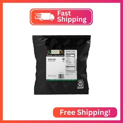 Frontier Co-op Organic Garlic Salt with Parsley, 1lb Bulk Bag - Coarse Grind, Na
