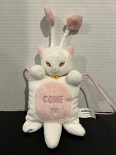 Neopets Aisha Door Hanger White Do Not Disturb Plush Y2K Neopets Plush 2002