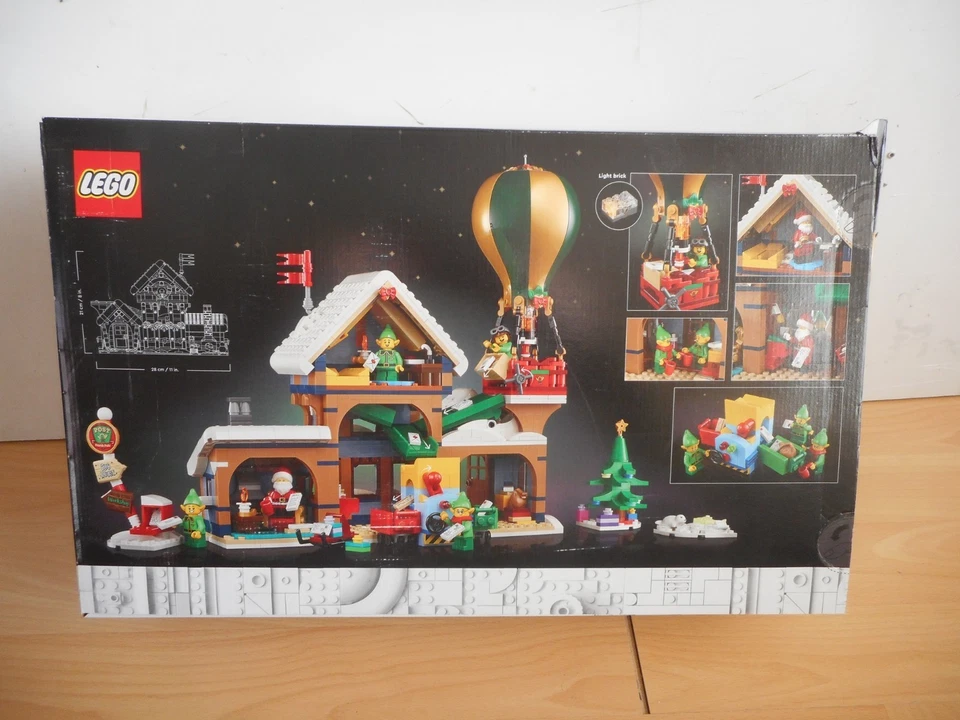 Collection Lego Icons Village d'hiver - Le bureau de poste du Père Noël en... - Photo 2/4