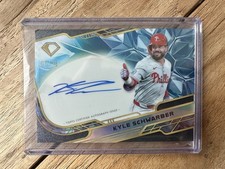 2025 Topps Diamond Icons Kyle Schwarber Icons Chrome Autograph 5/15