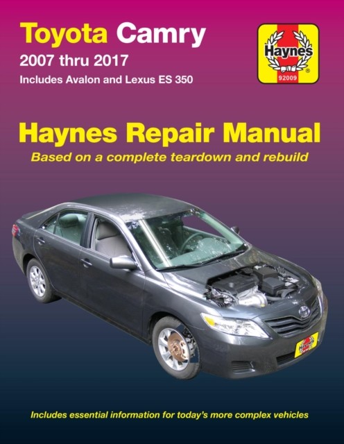 Toyota Camry & Avalon & Lexus ES 350 (2007-2017) (USA) by Haynes Publishing