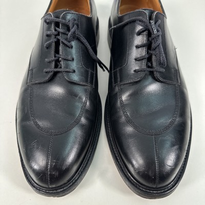 靴 J.M. WESTON #598 SPLIT TOE CLASSIC DERBY J.M. Weston 598 Half-Hunt Split Toe Derby Black calf Leather