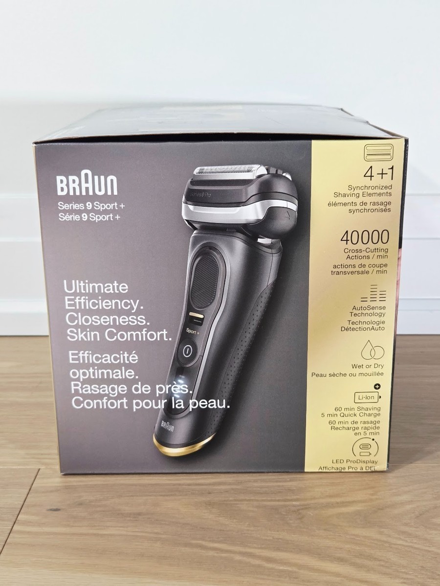 Braun Series 9 Sport+ 9320cc Shaver + Clean & Charge Station +