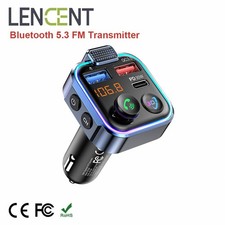 Wireless FM Transmitter with USB-C Power Delivery up to 30 W, Fast Charging