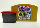 N64 The Legend Zelda Majora’s Mask Game Cartridge & Memory Expansion Pak Tested