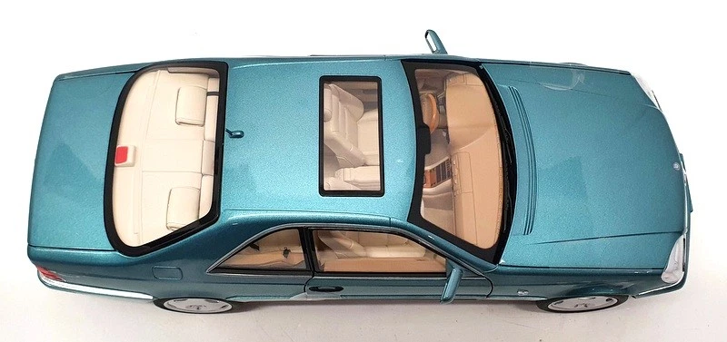 Mercedes Benz CL600 1997 cupé Norev escala 1/18 diecast 183448 - azul metálico Foto 3 de 4