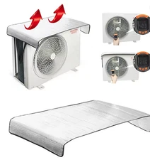 1pc Air Conditioner Outdoor Cover 46x95cm: Waterproof Sun Rain Dustproof - NEW