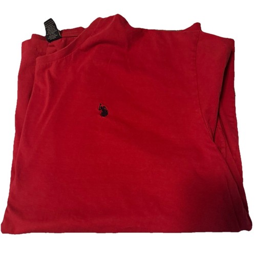 US Polo Assn Tshirt Crew neck Red Size 4X Big & Tall Good Condition - Picture 6 of 6