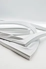 Genuine OEM GE WR24X10156 Freezer Door Gasket Seal White New
