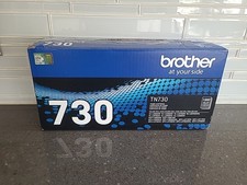 Brother TN-730 Black Toner Cartridge New, Factory Sealed OEM