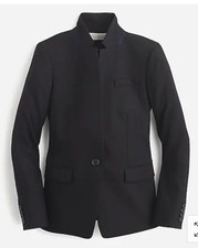 J.Crew Women's New With Tag Regent Blazer Four-Season Stretch Black Size 10
