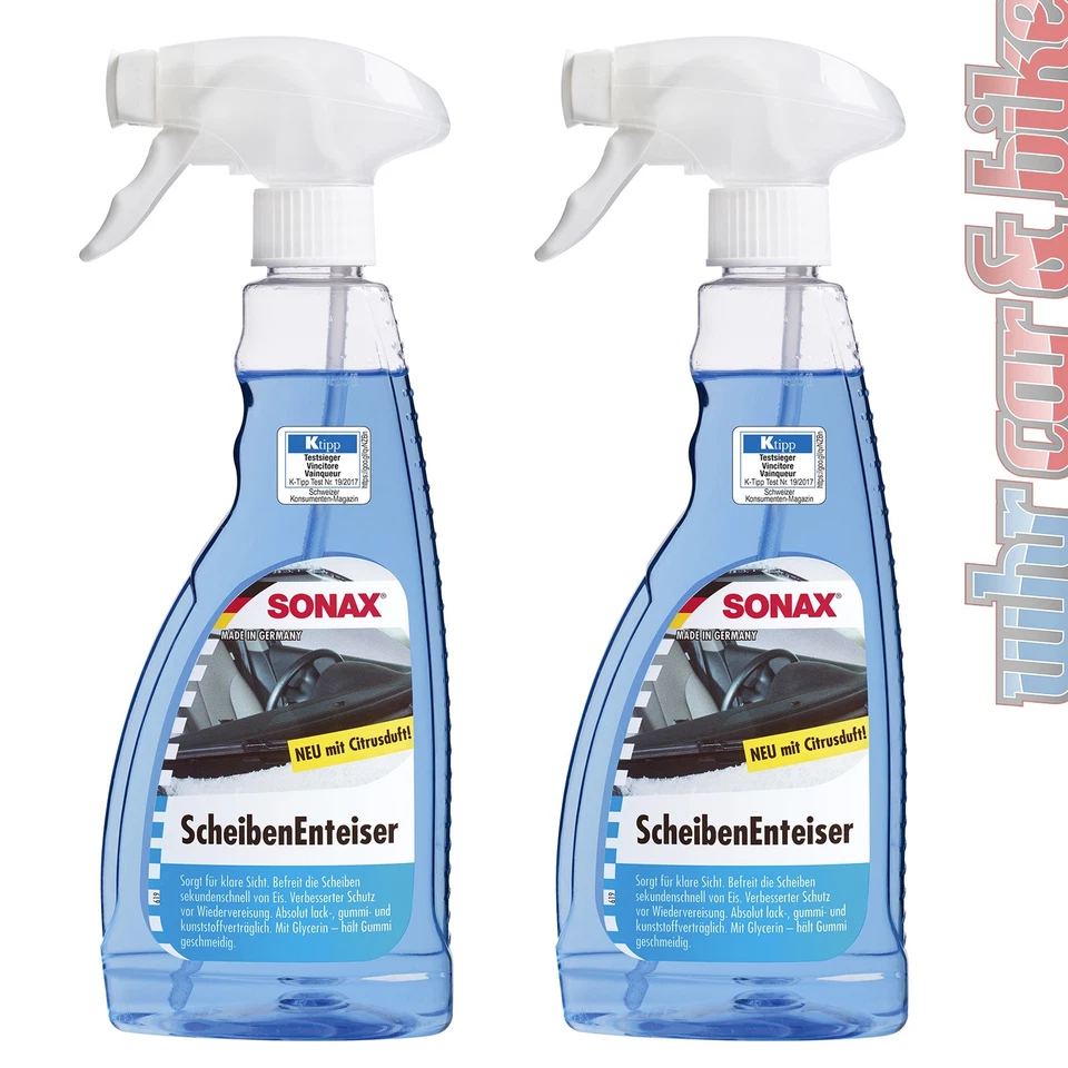 2x Sonax Scheibenenteiser Enteiserspray 500ml für klare und blendfreie Sicht - Bild 1 von 1