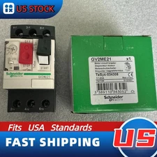 GV2ME21 Schneider NEW Manual Starter Protector: Expedited Shipping, US In-Stock