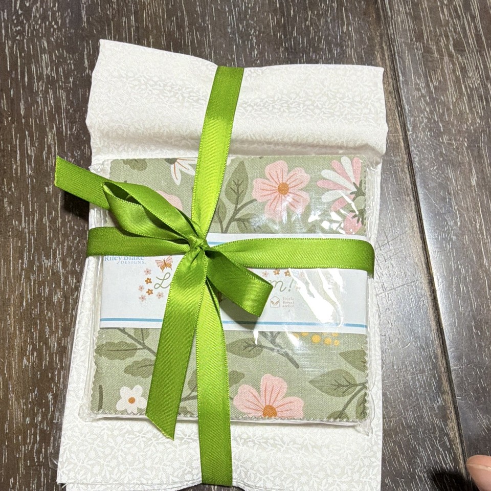 Cluck Cluck Sew Mini Quilts Book & Riley Blake Let It Bloom Charm Pack ...