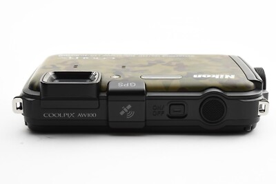 Nikon COOLPIX AW100 迷彩 Amazon | Nikon COOLPIX AW100 16 MP CMOS 防水デジタルカメラ GPSと