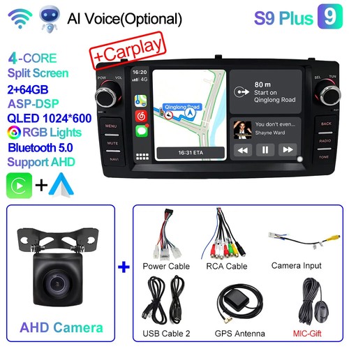 2din Android 12 Wireless CarPlay Android auto Car Radio Multimedia GPS Stereo 4G - Picture 15 of 49