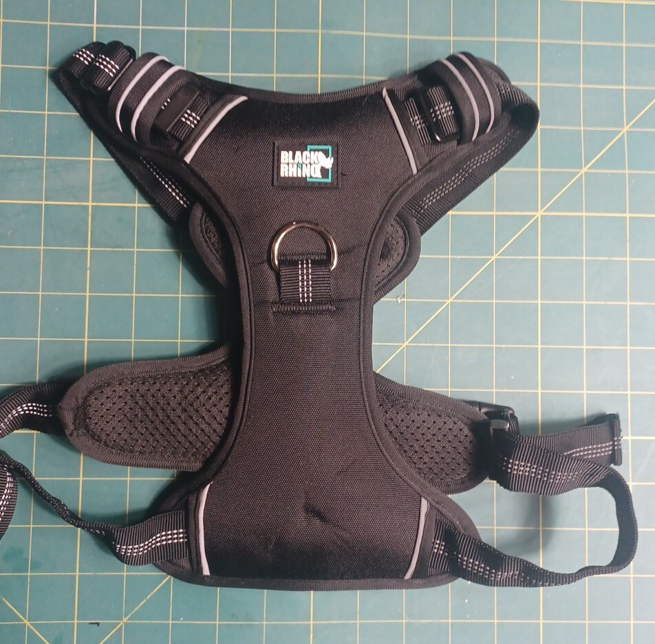 Black Rhino The Comfort Dog Harness with Mesh Padded Vest for - Main Image