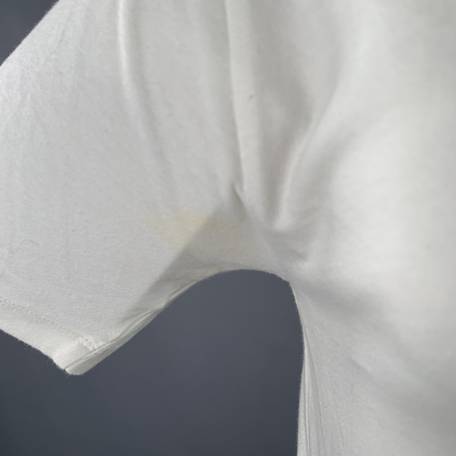 T shirt manica corta cotone figure bianche nere YVES SAINT LAURENT rara taglia L