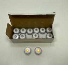 Submersible LED Lights, Waterproof Tea Lights, Yellow 24 pack