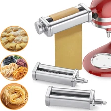 Pasta Maker Spaghetti Roller Vertical Stand Mixer Attachment Set For KitchenAid