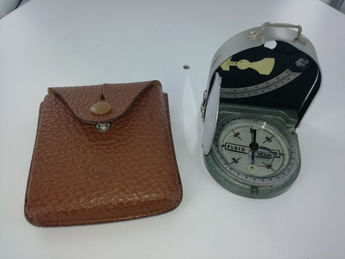 Bussola professionale militare LUFFT Kompass Fluid Bezard Germany usata