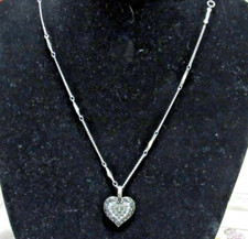 Signed MARIANA HEART Necklace Swarovski Crystals VALENTINE GIFT
