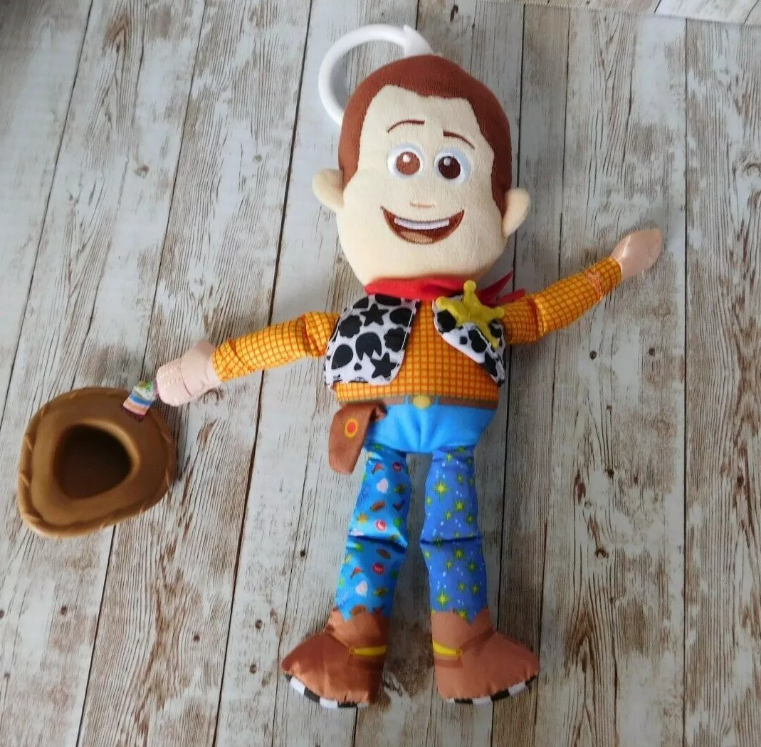 Disney Baby Toy Story Lamaze Woody Clip Go Toy CarSeat Stroller