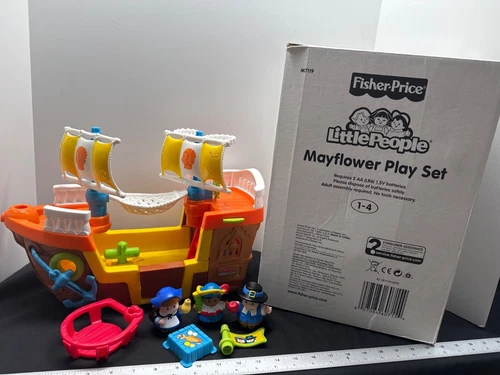 Fisher-Price Little People Pirate Ship Playset With Figures & Accessories