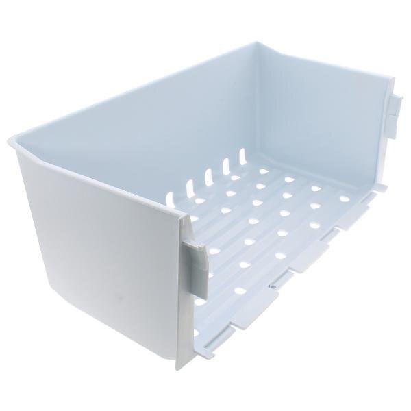 Tiroir inférieur blanc Scholtes pour remplacer un bac à légumes cassé de frigo 414mm