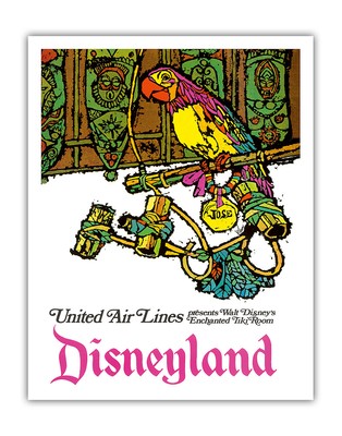 Disneyland - Walt Disney's Enchanted - Vintage United Travel Poster by Jebavy