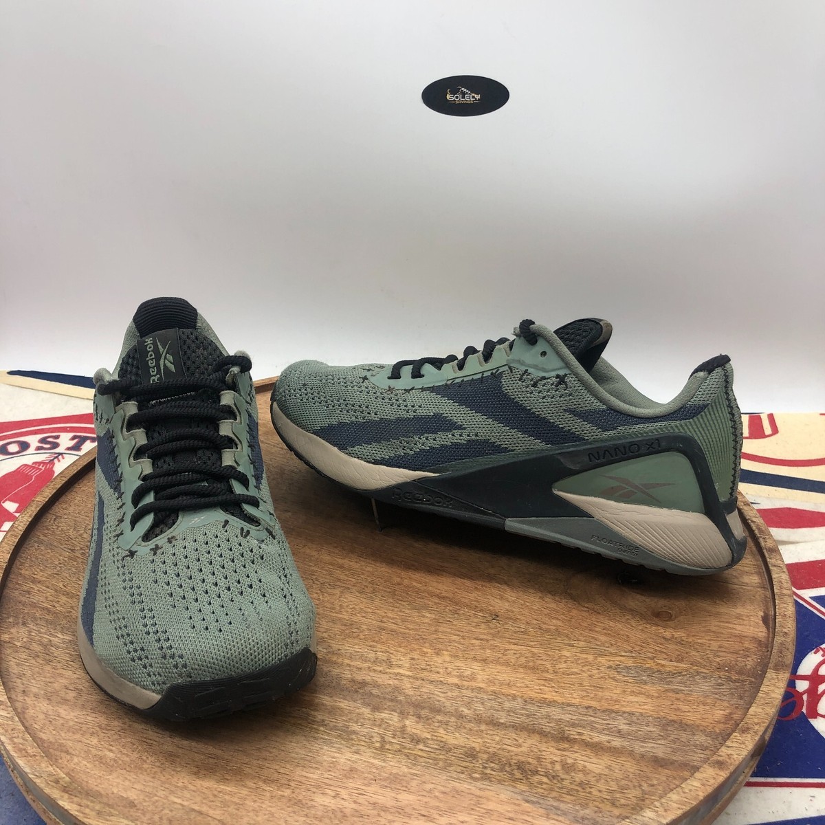 Reebok Womens Nano X1 Frankenstien Green Training Shoes Sneakers