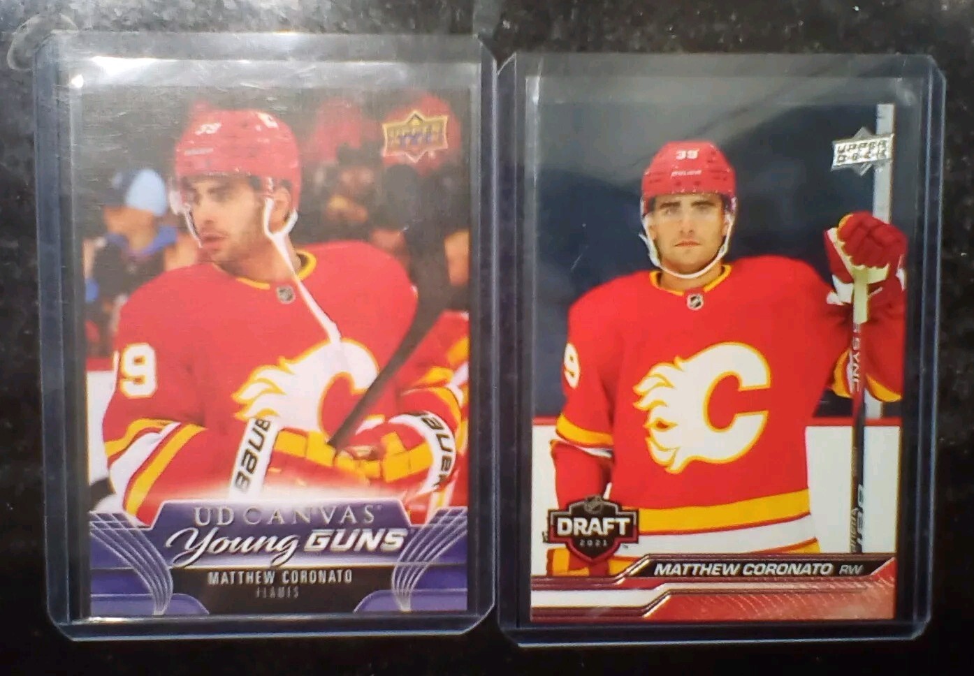 2023-24 Upper Deck Series 1 - UD Canvas Young Guns #C106 Matthew Coronato (RC)