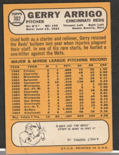 1968 Topps Baseball Cards Scegli una carta a scelta 295-660 EX X-MT 1/25 Set Break - Foto 9 di 490
