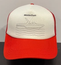 Vintage Master Craft Boats Foam Front Mesh Back Adjustable Hat Boating S116
