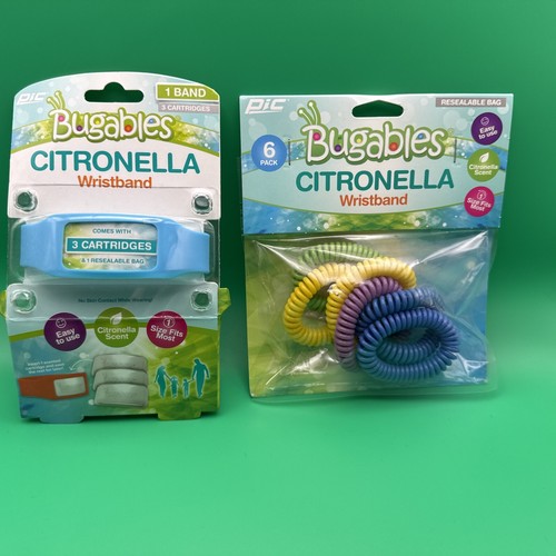 Bugables PIC Bugables Citronella Scented Wristbands One Size (Coil Pack of 6 ...