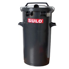 Sulo Mülltonne 50L mit Bügel - grau/anthrazit Abfall, Tonne, Behälter Mülleimer 