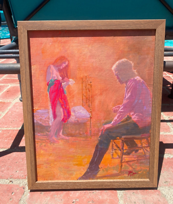 #ad Donald Putt Putman Oil On Canvas Painting Framed $439.00