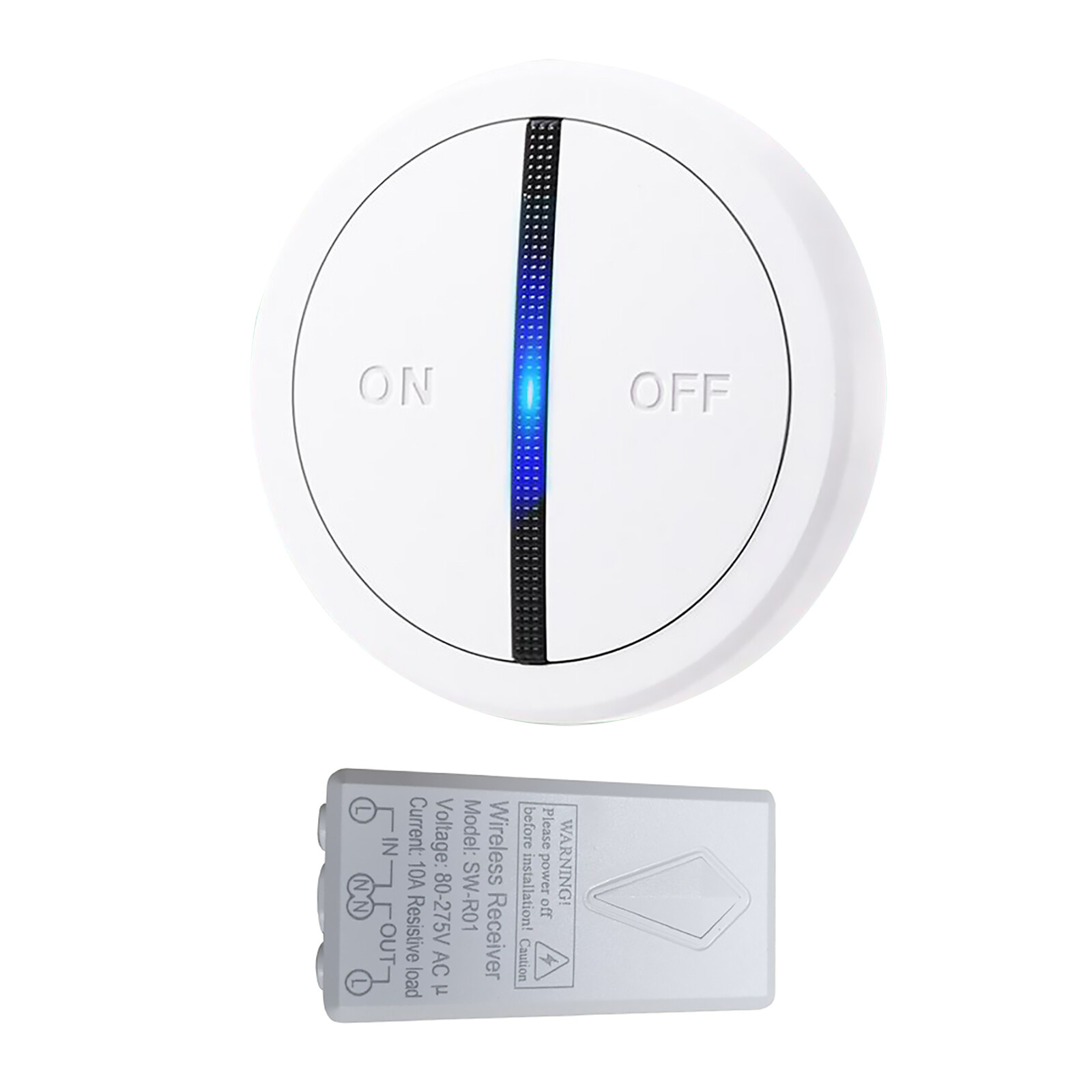 New 433mhz Wireless Light Switch Receiver Waterproof Mini Remote Control