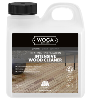 WOCA Intensivreiniger Parkett Laminat Holzboden Geölt 1,0 Liter (21,50  /L)