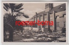 09089 Photo Postcard Probstzella Thuringia Hotel Itting Garden around 1940