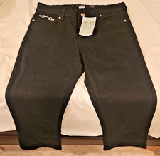 Cache Premium Black Novelty Denim Boot Cut Jeans Size 8 NWT