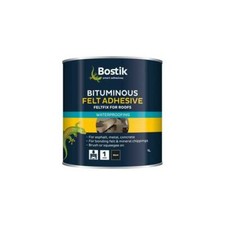 Bostik Bituminous Roof Felt Adhesive - Cold Applied 2.5 Litre - Any roofing felt