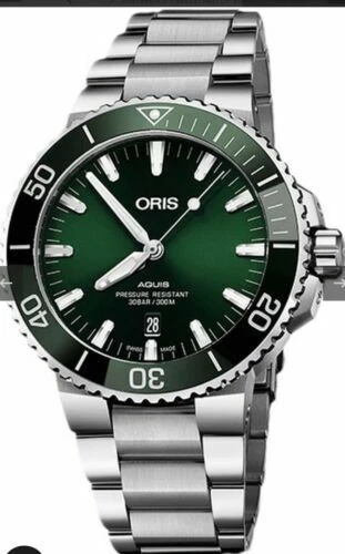 Oris Stainless Steel Band Date Indicator wristwatches